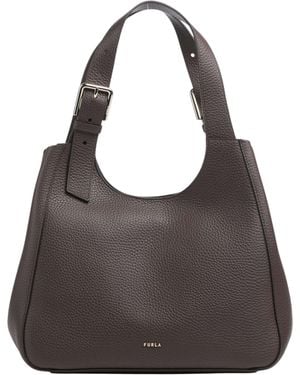 Furla Dora M Shopper Bag - Gray