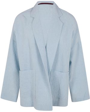Daniela Gregis "Gladiolo" Short Jacket - Blue