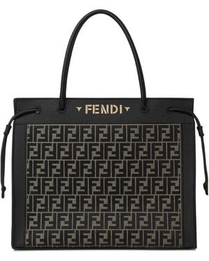 Fendi Magic L Ricamo Ff/Cord - Black