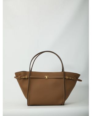 Tod's Medium T Signature Shopping Bag - Brown