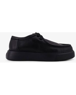 Referenc Leather Lace-Up Shoes - White