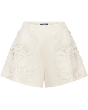 LEO LIN Shorts Abby - White