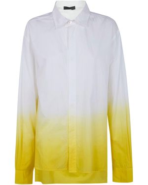 Maria Calderara Shaded Cotton Muslin Shirt - Multicolor