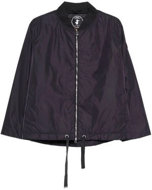 Save The Duck Giubbotto Aisha Con Zip E Coulisse Regolabile - Blue