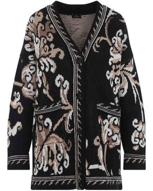 Etro Wool Cardigan - Black