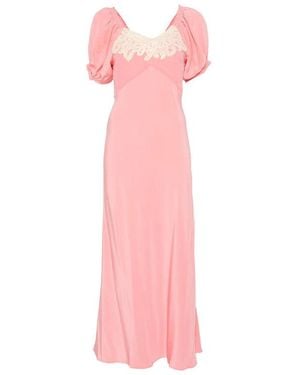 RIXO London Dress Ilaria Silk - Pink
