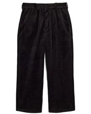 Y-3 Velvet Elastic Waist Pants - Black