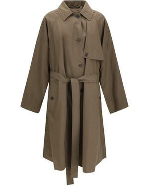 Calvin Klein Trench Coat Zeland Cotton - Natural