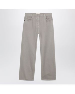 The Row Finbar Cotton Jeans - Gray