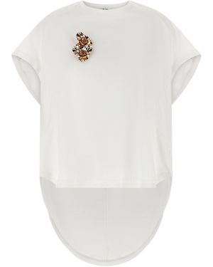 DI.LA3 PARI' Double Pin T-Shirt - White