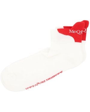 McQueen Signature Knit Socks - Pink