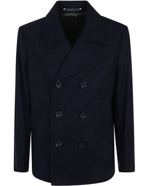 Paul Smith Pea Coat - Blue