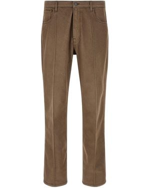 Prada 'Old' Wash Jeans - Brown