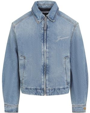 Jacquemus Tabac La Veste De-Nimes Canevas Jacket - Blue