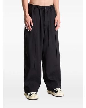 Y-3 Sport Uniform Pants With Pleats - Black