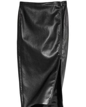 Gucci Lightweight Stretch Leather Skirt - Black
