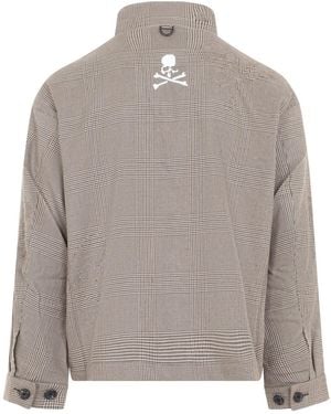 Mastermind Japan Check Harrington Jacket - Gray