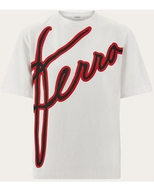 Ferragamo Cotton Oversized Sweater - White