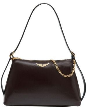 Zadig&amp;Voltaire Jim Vintage Shoulder Bag - Black