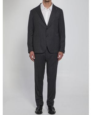 Tagliatore Single-Breasted Suit - Black