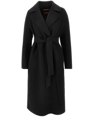 Max Mara Coat Virgin Wool - Black