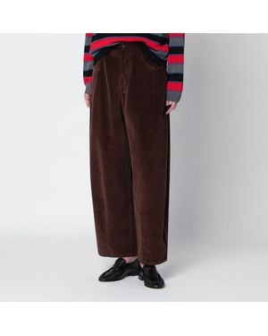 Cordera Corduroy Pants - Brown