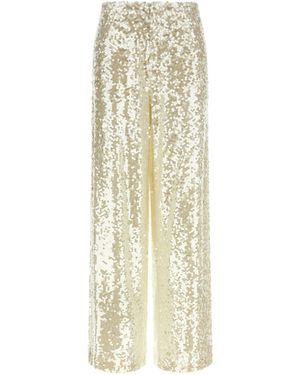 Alberta Ferretti Sequin Pants - White