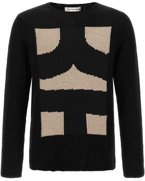 Comme des Garçons Intarsia Sweater - Black