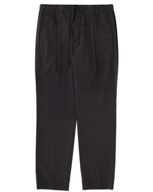 Herno Pants With Logo - Black