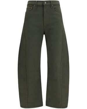 Mother The Half Pipe Flood Jeans - Green