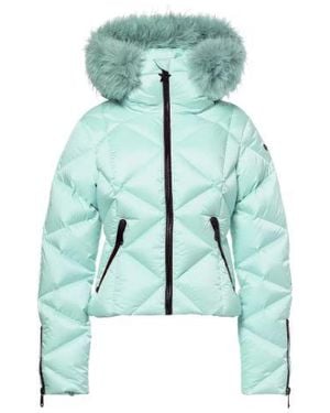 Goldbergh Mint Quilted Ski Jacket - Blue
