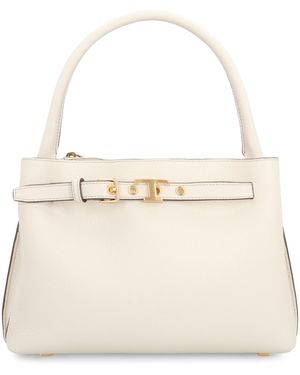 Tod's Sequin Open Front Cardigan Bag - Natural