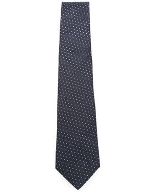 Canali Tie Silk - Blue