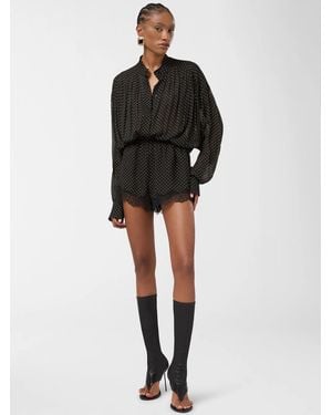 ANDAMANE Juliette Playsuit - Black