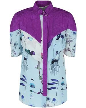Stella McCartney Floral Print Blouse - Purple