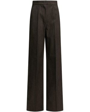 Max Mara Tailored Wool Pants - Black