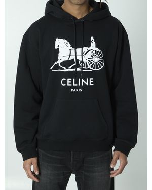 Celine Paris Hoodie - Black