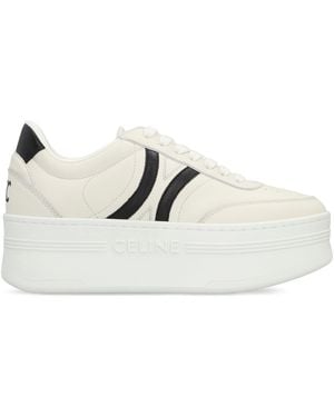 Celine Block Sneakers With Wedge Outsole - White