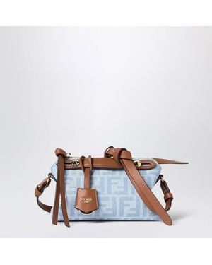Fendi By The Way Soft Mini Denim Mini Bag - Blue