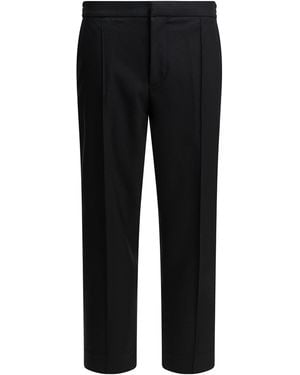 ZEGNA Tailored Wool Pants - Black