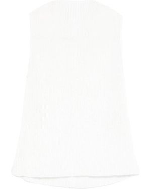 Co. Pleated Off- Pant - White