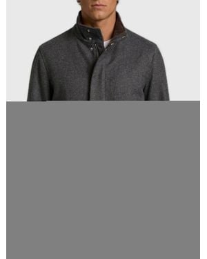 Lardini Anthracite Barcon Bomber Jacket - Black