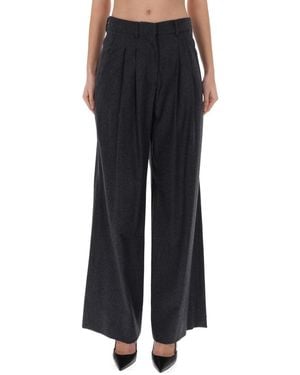 PT Torino Wool-Cashmere Pants - Black