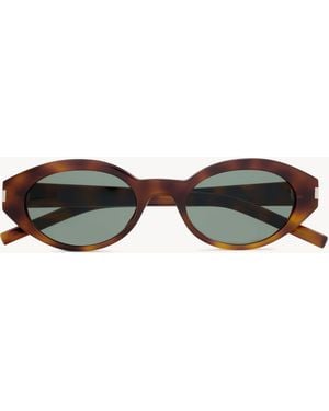Saint Laurent "Sl 567" Sunglasses - Brown