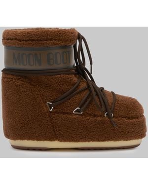 Moon Boot Teddy Icon Low Boots - Brown