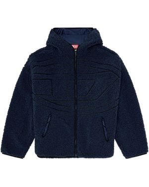 DIESEL Teddy Hoodie Sweatshirt - Blue