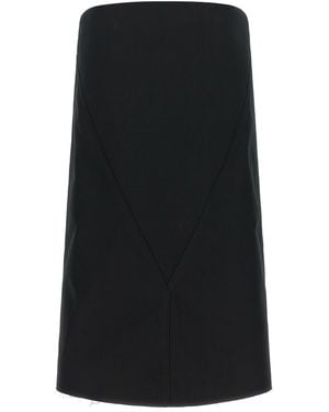 Rick Owens 'Cropped Sheath' Dress - Black