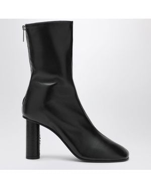 Paris Texas Alice Leather Ankle Boots - Black