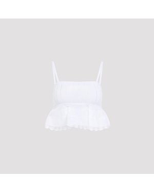 Alaïa Crinoline Top - White