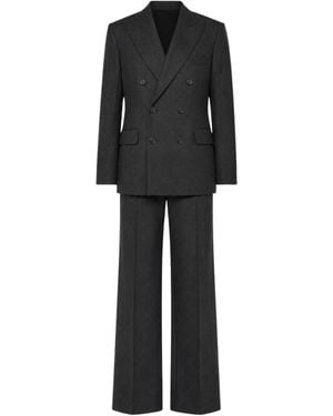 Victoria Beckham Suit Dark Wool - Black